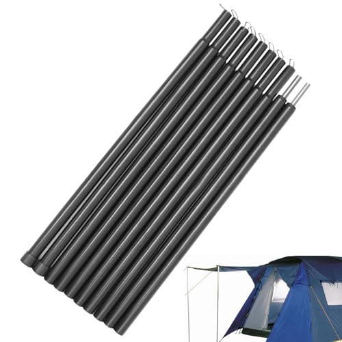 Verstellbare Planenstangen | Robuste Stangen für Markisen, Sonnensegel | Teleskopstangen für Markisen mit Endkappe und Kappe für Camping, Strandhaus und Sonnenschirm-Installationsset von Générique