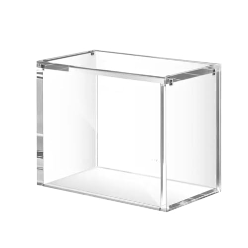 Vitrine Transparent Display Display Acryl klar Objekte Sammlung Organizer Staubdicht Karten Figuren Parfums Büro Wohnzimmer Schlafzimmer Museum Home Studio Tisch Tragbar Praktisch Deko von Générique