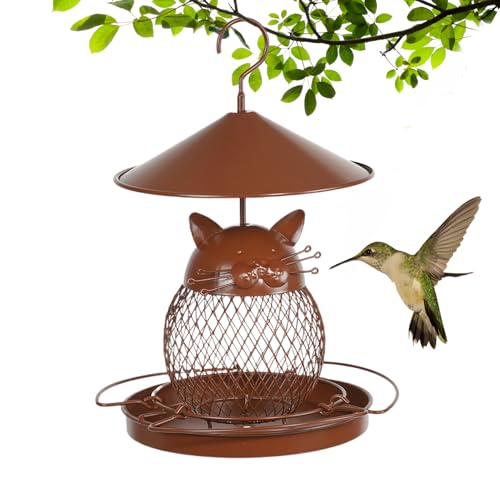 Vogel-Ordner für kleine Vögel – Intelligentes Vogelfutterhaus | Hängender Vogelmacher für Wildvögel | Eichhörnchen-Vogelfeeder Proof | Vogelmacher aus Mesh von Générique