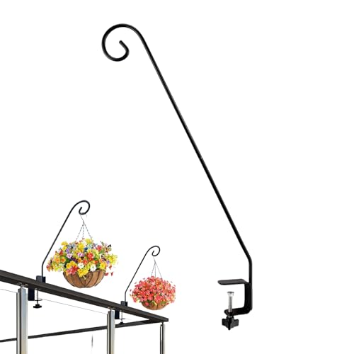 Vogelfutterfalle für Brücken, für Geländer, Brückenhaken, Drainage mit Haken für Vogelfresser, zur Montage, verstellbare Schnellverschluss-Blumentopfhalter für Porch-Topf von Générique