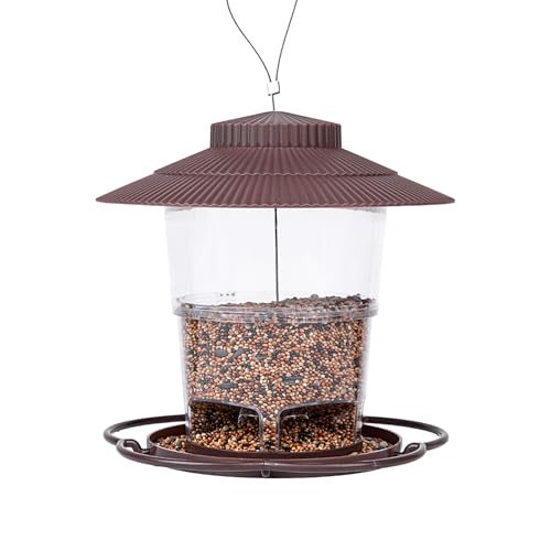 Vogelfutterstationen – Futterstationen aus Netz für Wildvögel mit Haken aus Stahl | Rohr-Set | leicht zu reinigen und zu befüllen | große Samenkapazität von Générique