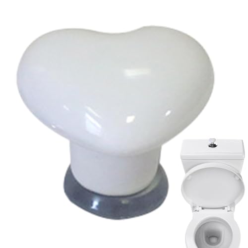 WC-Spülknopf in Herzform – ergonomische Toilettenspülhilfe | Tank Button Werkzeug einfach zu installieren | Ideal für lange von Générique
