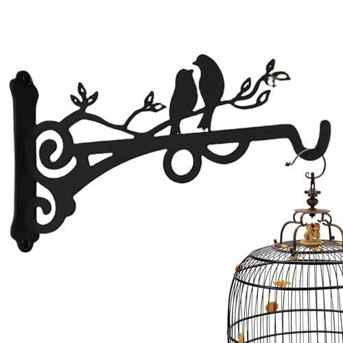 Wandhaken aus schwarzem Metall – robuste Aufhänger für Hängepflanzen, Laternen, Nistkästen, Blumenhalter | dekorative Eisenbänder, Verwendung im Innen- und Außenbereich, Dekoration Wandhaken aus schwarzem Metall – robuste Aufhänger für Hängepflanzen, Laternen, Nistkästen, Blumenhalter | dekorative Eisenbänder, Verwendung im Innen- und Außenbereich, Dekoration von Générique