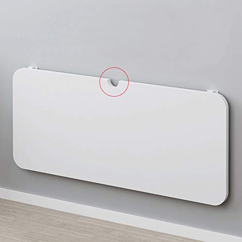 Wandtafel, multifunktionaler Computer-Schreibtisch für das Heimbüro, klappbarer Esstisch mit Gewindeloch-Design, Holzschreibtisch mit Zubehör von Générique