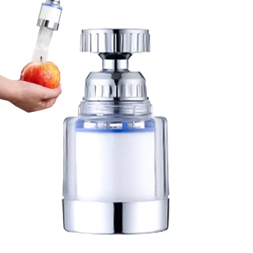 Wasserhahn-Wasserfilter – Hartwasserenthärter | Das um 360° drehbare Wasserhahn-Wasserfiltersystem für Küchenbadewanne reduziert Blei Chlor und schlechten Geschmack Filter von Générique