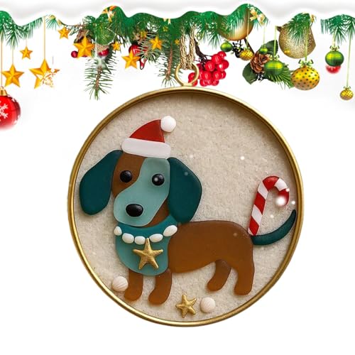 Weihnachtsdekoration Hund Baum aus Acryl 2D – Baumschmuck Dackel und Französische Bulldogge | niedliche Tier-Aufhängung, Spiegel, Schleier, Party, Tür, Fenster, Heimdekoration Weihnachtsdekoration Hund Baum aus Acryl 2D – Baumschmuck Dackel und Französische Bulldogge | niedliche Tier-Aufhängung, Spiegel, Schleier, Party, Tür, Fenster, Heimdekoration von Générique
