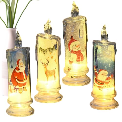 Weihnachtskerzen ohne Flamme, Dekoration für LED-Kerzen, Weihnachtsdekoration, Partydekoration, Sicherheit für Kamin, Schlafzimmer, Abendessen, Hochzeit, Zuhause Weihnachtskerzen ohne Flamme, Dekoration für LED-Kerzen, Weihnachtsdekoration, Partydekoration, Sicherheit für Kamin, Schlafzimmer, Abendessen, Hochzeit, Zuhause von Générique