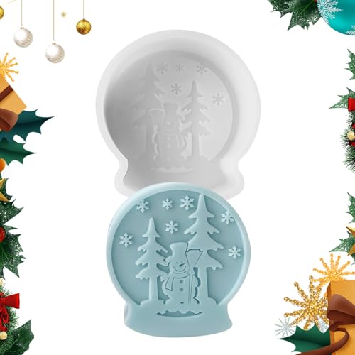 Weihnachtskerzenformen, Weihnachtsformen für Kerzen, Epoxidharzform, Silikonform für Desktop-Ornamente für Heimdekoration, D-Form Weihnachtskerzenformen, Weihnachtsformen für Kerzen, Epoxidharzform, Silikonform für Desktop-Ornamente für Heimdekoration, D-Form von Générique