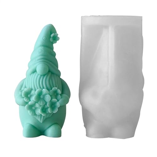 Weihnachtsmann-Kerzenform - Wachs für Silikonform, handgefertigte Kerzenform, Weihnachtsmann-Harzform | Weihnachtszwerg-Silikonform, 3D-Silikonform aus Weihnachtsmann-Kerzenform - Wachs für Silikonform, handgefertigte Kerzenform, Weihnachtsmann-Harzform | Weihnachtszwerg-Silikonform, 3D-Silikonform aus von Générique