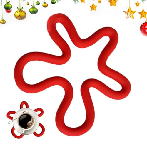 Weihnachtsuntersetzer, warme Matte – Untersetzer aus Silikon | multifunktionales Küchendekor, Festival-Untersetzer für Tisch und Theke von Générique