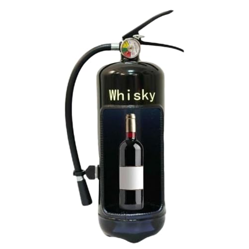 Weinaufbewahrung System Home – Weinhalter für Feuerlöscher, Flaschenhalter aus Eisen | Weinständer Neuheit Lovers Whisky Larst Storage zum Thema Feuerwehrmann, Barr Weindekor Antffiles de von Générique
