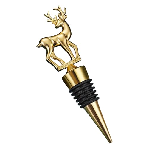 Weinflaschenverschluss in Hirschgeweih-Form | Wiederverwendbares Zubehör für Flaschenverschlüsse | Wiederverwendbare Versiegelung für Champagner- und Weinverschlüsse für Haus | Partys Weinflaschenverschluss in Hirschgeweih-Form | Wiederverwendbares Zubehör für Flaschenverschlüsse | Wiederverwendbare Versiegelung für Champagner- und Weinverschlüsse für Haus | Partys von Générique