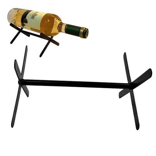 Weinregal aus Metall – Weinflaschenhalter, Weinregal | Weinregal, horizontales Weinregal, Rotweinregal, Lagerregal, Thekenregal von Générique