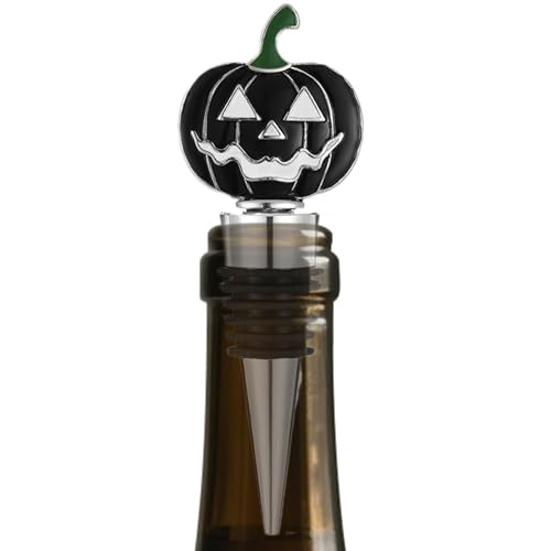 Weinverschluss Halloween | Weinstopfen – festliche Dekoration Getränke mit stabilem Verschluss für Küche Haus Keller Wohnzimmer Party Urlaub Esstisch von Générique