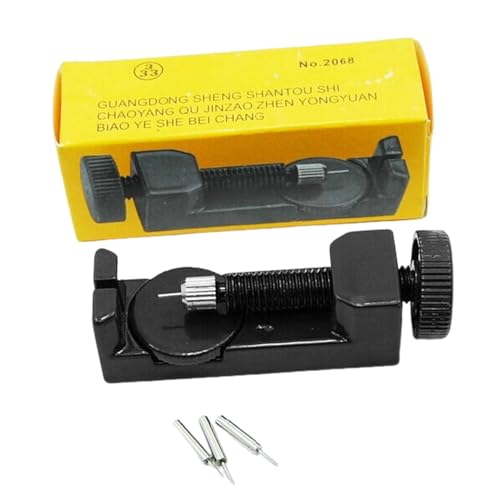 Werkzeug für Uhrenarmbänder – Reparaturwerkzeug-Set | Schnellversteller, abnehmbar, antimagnetisch, höhenverstellbar, wasserdicht, zum Wechseln und Ersetzen der Batterie Werkzeug für Uhrenarmbänder – Reparaturwerkzeug-Set | Schnellversteller, abnehmbar, antimagnetisch, höhenverstellbar, wasserdicht, zum Wechseln und Ersetzen der Batterie von Générique