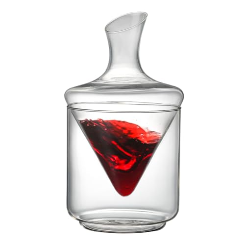 Whiskey Decanter Set, Ice Bucket Drink Chiller, Elegant Glass Container, Premium Glassware Display, Alcohol Wine Server, Ideal for Restaurants Dining Room Home Entertaining Use von Générique