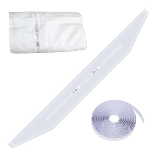 Window AC Seal Kit, No-Drill AC Baffle, Adhesive Cloth Cover, Easy Install Draft-Reducing Design, Compact Ideal for RV, Garage, Basement, or Summer Cooling Repair and Replacement Window AC Seal Kit, No-Drill AC Baffle, Adhesive Cloth Cover, Easy Install Draft-Reducing Design, Compact Ideal for RV, Garage, Basement, or Summer Cooling Repair and Replacement von Générique