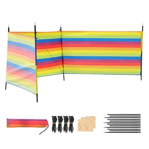 Windschutz am – Sichtschutz, Windschutz | Camping-Blocker, verstellbar, Barriere für Schutzbarriere, V-Zubehör von Générique