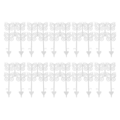 Zaundekoration, Schmetterlings-Gartenpanels, 10-teiliges Tiergitter-Set, Outdoor-Garten-Edging, dekorativer Akzent für Backyard, Lawn, Landscape, Flower Bed, Pathway, 39,9 x 15,5 cm Zaundekoration, Schmetterlings-Gartenpanels, 10-teiliges Tiergitter-Set, Outdoor-Garten-Edging, dekorativer Akzent für Backyard, Lawn, Landscape, Flower Bed, Pathway, 39,9 x 15,5 cm von Générique
