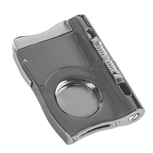 Zigarren & Punch - Zigarrenschneider aus Edelstahl Integrierter 2 Zigarren Locher | Zigarren V-Form Punch Cutter Cutter Guillotine für Männer und Frauen Zigarren & Punch - Zigarrenschneider aus Edelstahl Integrierter 2 Zigarren Locher | Zigarren V-Form Punch Cutter Cutter Guillotine für Männer und Frauen von Générique