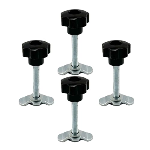 Zubehör für L-Schiene | Verbindungsstück mit Gewindestange für L-Schiene | Ergonomisches Ersatzzubehör für LKWs, Autos, Garagen, Flugzeuge und Lagerhäuser von Générique