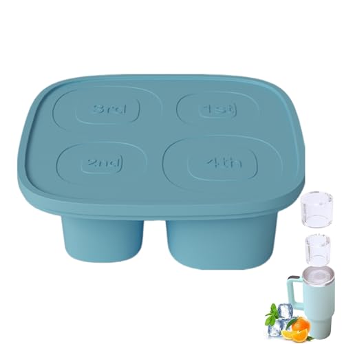 Zylindereis-Form, Zylindereis-Form | Eiswürfelform für Eisbehälter, Silikonform mit 4 Mulden für Camping im Freien, Herstellung eines Behälters für Becher von 30 oz Zylindereis-Form, Zylindereis-Form | Eiswürfelform für Eisbehälter, Silikonform mit 4 Mulden für Camping im Freien, Herstellung eines Behälters für Becher von 30 oz von Générique