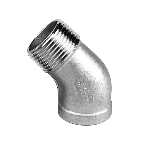 1/4 "3/8" 1/2 "3/4" 1 "1-1/4" 2 "ellenbogen 3way 4way Gewinde Rohr Fitting Koppler Edelstahl 304 BSP Joint Übersicht Adapte(Bronze Yellow,3/8") von Generisch
