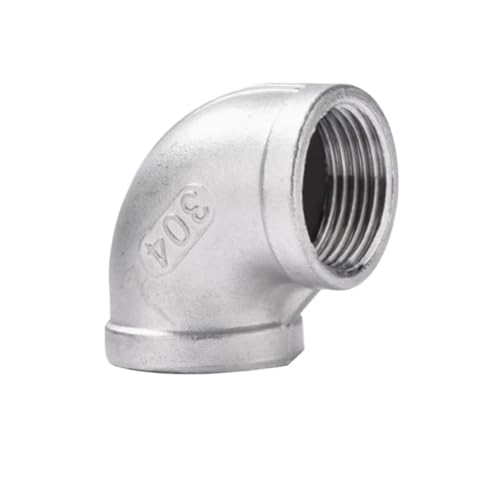 1/4 "3/8" 1/2 "3/4" 1 "1-1/4" ellenbogen 45/90 Grad Abgewinkelt 304 Edelstahl stahl M + F Gewinde Rohr Fitting DN8 DN15 DN20 DN25(Bronze Yellow,OTHER_2") von Generisch