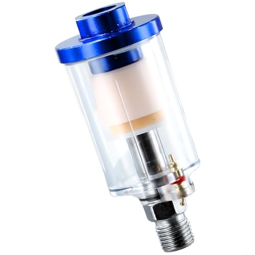 1/4 Zoll Aluminium Luftkompressor Wasser Öl Separator Filter, G1/4 Gewinde für pneumatisches Farbsprühsystem für Luftleitung Wasser Öl Separator Filter von Generisch