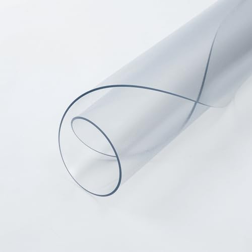 1,5 mm transparente, wasserdichte Kunststoff-Tischdecke, schmutzabweisender Vinyl-Tischdeckenschutz, vergilbt nicht, vielseitig für einfache Wartung, ideal für Partys und Veranstaltungen 1,5 mm transparente, wasserdichte Kunststoff-Tischdecke, schmutzabweisender Vinyl-Tischdeckenschutz, vergilbt nicht, vielseitig für einfache Wartung, ideal für Partys und Veranstaltungen von Generisch