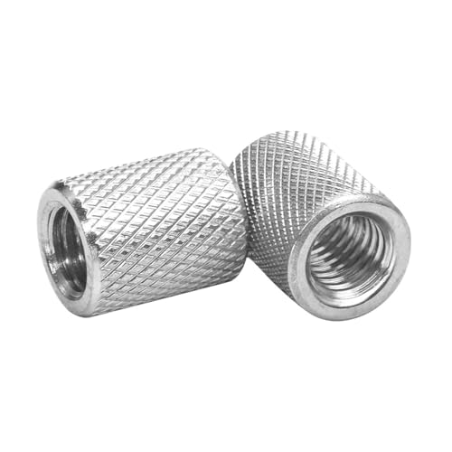 1–5 Stück gerändelte runde Überwurfmutter M3 M4 M5 M6 M8 M10 M12 M14 M16 Edelstahl verlängerter zylindrischer Flachkopf gerändelt(M16x30x24 1pcs) von Generisch