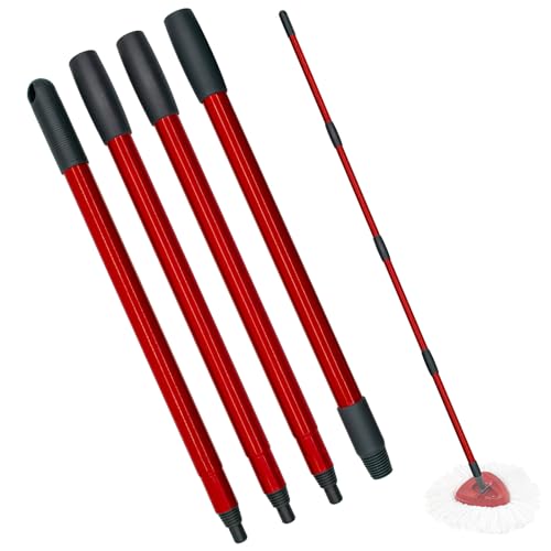 1 Pc Spin Ersatzgriff kompatibel mit Vileda Turbo Spin Mop EasyWring Adjustable 4 Section Rod abnehmbar von Generisch