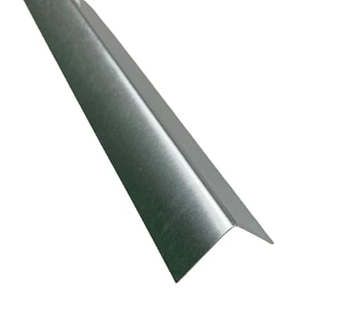 1 m 90° Winkelblech Zuschnitt 50 cm (Schenkellängen 25 x 25 cm) (Alu Natur) von Generisch