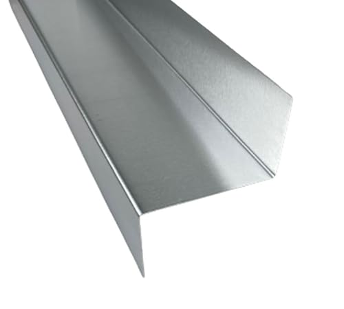 1 m Z Profil Z Winkel Abdeckprofil Stufenprofil Winkelblech Blechwinkel Alu Zink (Alu Natur, A=50 mm B=100 mm C=50 mm) von Generisch