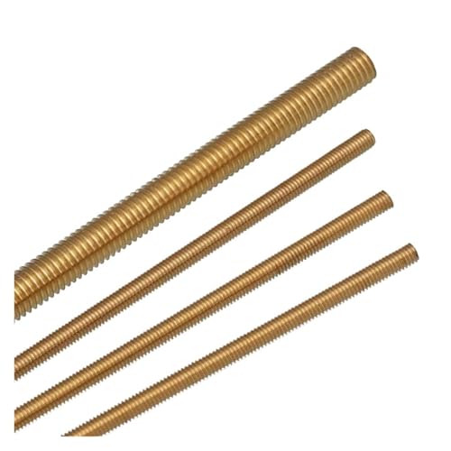 1 stücke M2 M2.5 M3 M4 M5 M6 M8 M10 M12 M14 M16 M18 M20 Kupfer Gewinde Stange Messing Metrische Schraube volle Gewinde Welle Stange Bar Stud(M18x250) von Generisch