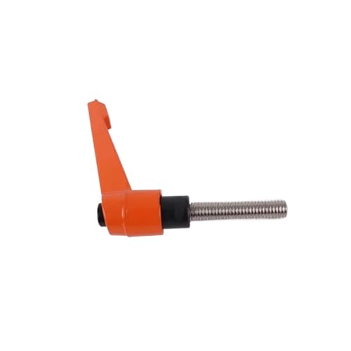 1 stücke M4 M5 M6 M8 M10 edelstahl Verstellbarer Griff Klemmhebel Griffschrauben Bolzenverriegelung Externer Außengewindeknopf(Orange male thread,M10X20) von Generisch
