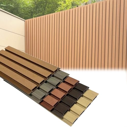 1 x Sichtschutzzaun, wetterbeständig, Holz-Kunststoff-Verbundwerkstoff für Gartentor, Balkon, dekorativer Lattenzaun, schwarz, 22 x 100 cm 1 x Sichtschutzzaun, wetterbeständig, Holz-Kunststoff-Verbundwerkstoff für Gartentor, Balkon, dekorativer Lattenzaun, schwarz, 22 x 100 cm von Generisch