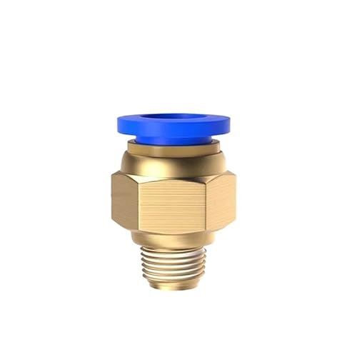 10/50PCS Pneumatische Fitting Air Connector PC 4mm 6mm 8mm 10mm 12mm Gewinde 1/8 "1/4" 3/8 "1/2" Schlauch Armaturen Rohr Schnell Anschlüsse(PC10-01,10 PCS) von Generisch