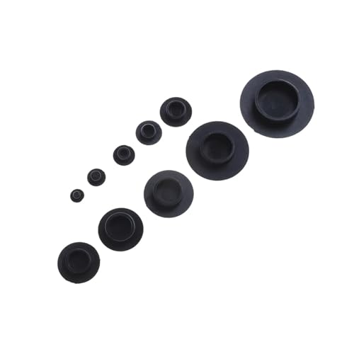 10 STÜCKE M5-12 Praktische schwarze Innensechskant-Abdeckkappen Befestigungsschrauben Inbusschraube Schraubenmutter Rundkopfschutz(M10) von Generisch
