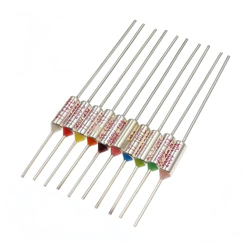 10 STÜCKE Temperatur RY 10A 15A 250 V Tf Thermosicherung 65 °C 85 °C 100 °C 105 °C 110 °C 120 °C 130 °C 152 °C 165 °C 172 °C 185 °C 192 °C 200 °C 216 °C 240 °C 280 °C(15A,73 Degree) von Generisch