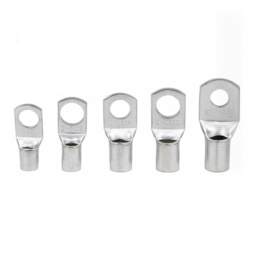 10 Stück Kupfer-Kabelschuhe vom Typ SC SC6 SC10 SC16 SC25 SC35 SC50 SC70 SC95 mit 6 mm 8 mm 10 mm 12 mm Loch-ID, Crimpverbinder for elektrische Verkabelung(SC25-6) von Generisch