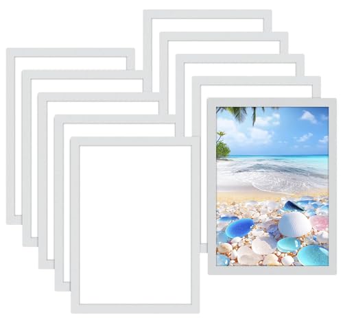 10 Stück Magnetrahmen A4 Selbstklebend Aufklappbarer Magnet Bilderrahmen, Transparent Magnetischer Plakatrahmen Infotasche Blatthalter für Informationsrahmen 10 Stück Magnetrahmen A4 Selbstklebend Aufklappbarer Magnet Bilderrahmen, Transparent Magnetischer Plakatrahmen Infotasche Blatthalter für Informationsrahmen von Generisch