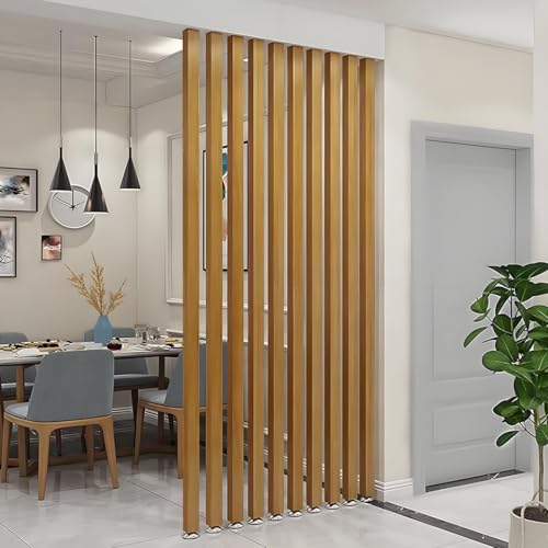 10 Stück Raumteiler aus Holzlamellen, verstellbare Höhe, Sichtschutzwände, dekorative Wandtrennungen für Zuhause und Büro, stilvolle Raumtrennungslösungen 10 Stück Raumteiler aus Holzlamellen, verstellbare Höhe, Sichtschutzwände, dekorative Wandtrennungen für Zuhause und Büro, stilvolle Raumtrennungslösungen von Generisch