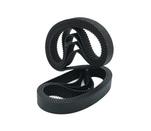 10 mm Riemenbreite, 2GT-Zahnriemen, GT2-Länge, Umfang 204 mm – 400 mm, 2 m, Gummi, geschlossener Zahnriemen, Synchronriemen, Teile for 3D-Drucker(294mm,5PCS_10MM) von Generisch