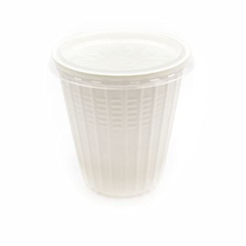 100-600 Stück Thermo Suppenbecher mit Deckel, 750 ml weiß Suppenschalen Soup To Go Container aus Thermo PP Geschirr Suppenteller Schälchen Servierschale (750 ml (300 Stück)) von Generisch