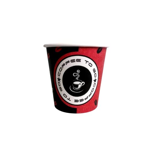 hegehof Espressobecher 1000 Stück - 120ml/4oz - Einwegbecher - Hitzebeständige To Go Becher - Recycelbar Einwegbehälter für Kaffee/Tee/Kakao - Getränkebecher für Espresso von hegehof