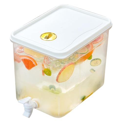 10L Getränkespender Mit Zapfhahn, Kühlschrank Wasserspender Mit Filter Und Deckel, Große Kapazität Limonadenspender Saftspender Wasserspender Für Partygetränke, Saft, Eistee, Limonade, Kaltgebrüh von Generisch