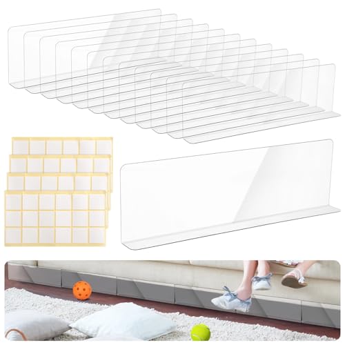 12 transparente Sofablocker mit Klebstoff, ideal für Unterbett-, Couch- und Regalschutz 12 transparente Sofablocker mit Klebstoff, ideal für Unterbett-, Couch- und Regalschutz von Generisch