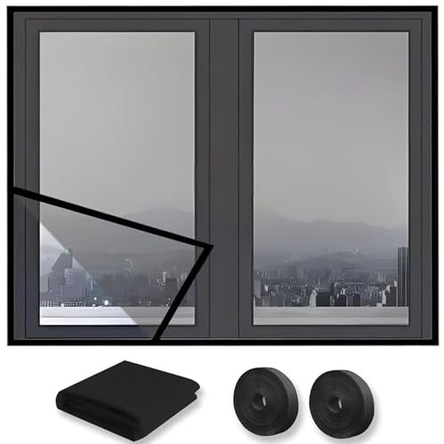 125x125cm Fenster Insektenschutz Insektengitter Fenster Insektenschutz Zuschneidbar ohne Bohren | Transparent | Insektenschutz Moskitonetz von Generisch