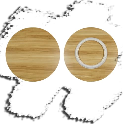 127 cm drehbarer Esstisch-Tablett aus Holz, 360° leise, glatter Drehteller, perfekt für Familienfeiern und unterhaltsames, langlebiges und stilvolles Design 127 cm drehbarer Esstisch-Tablett aus Holz, 360° leise, glatter Drehteller, perfekt für Familienfeiern und unterhaltsames, langlebiges und stilvolles Design von Generisch